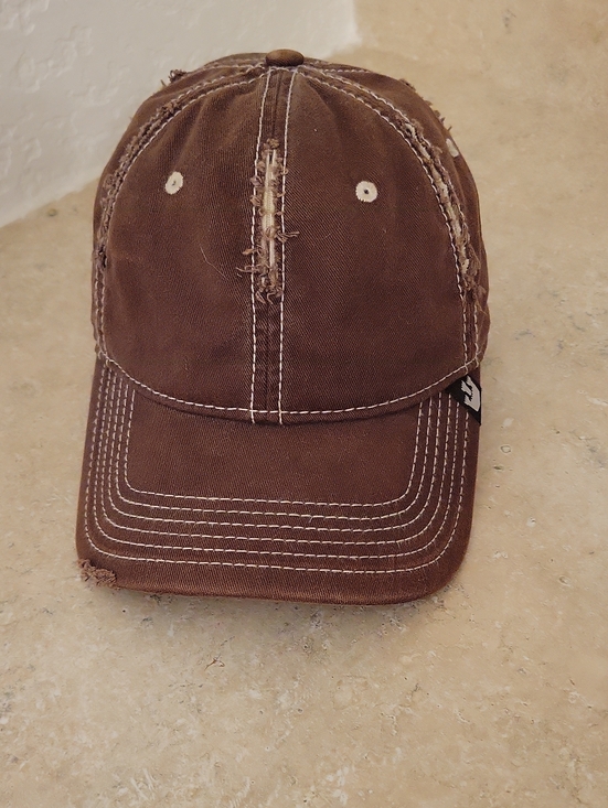 Goorin Brothers Other - Distressed Brown Men's Washed Baseball Cap
